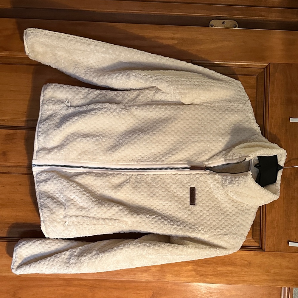 Columbia Cream Fleece Jacket